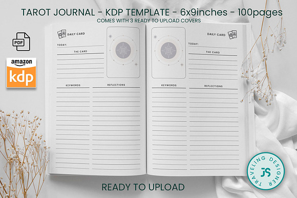 TAROT JOURNAL KDP Template