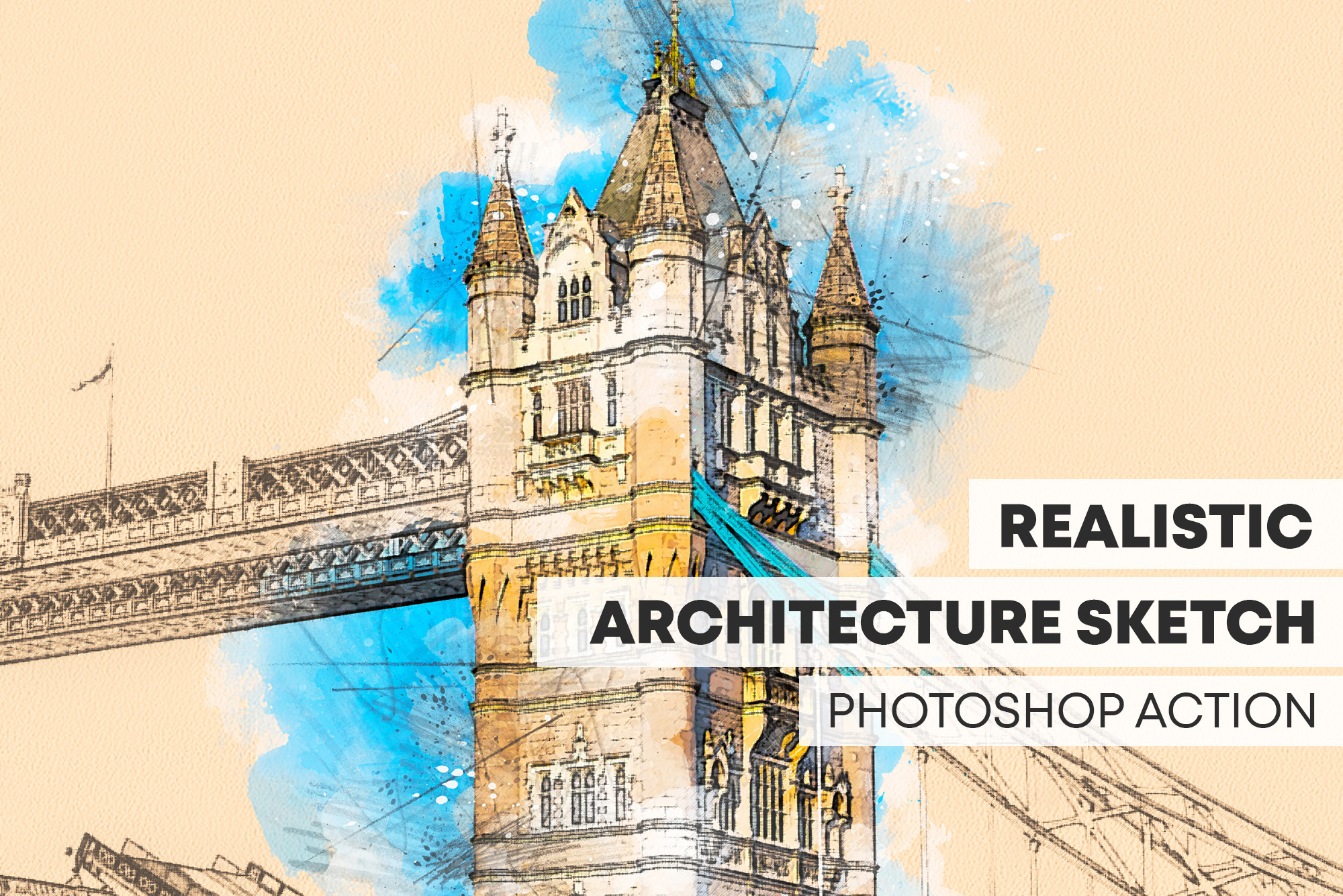 download archi sketch photoshop action free