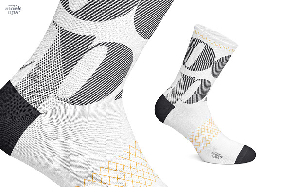 Download Cycling Socks 3 Types Mockup Creative Photoshop Templates Creative Market PSD Mockup Templates