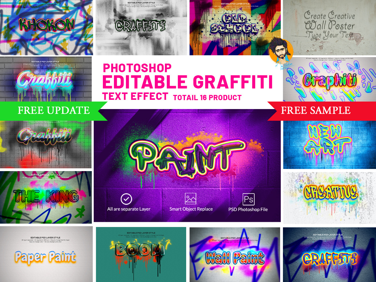 graffiti text photoshop download