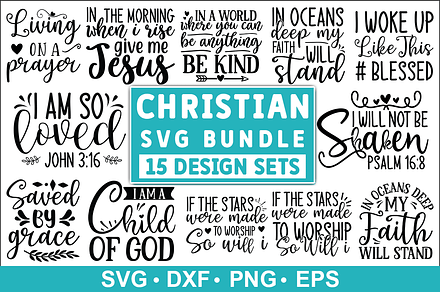 Mini Scripture SVG Bundle