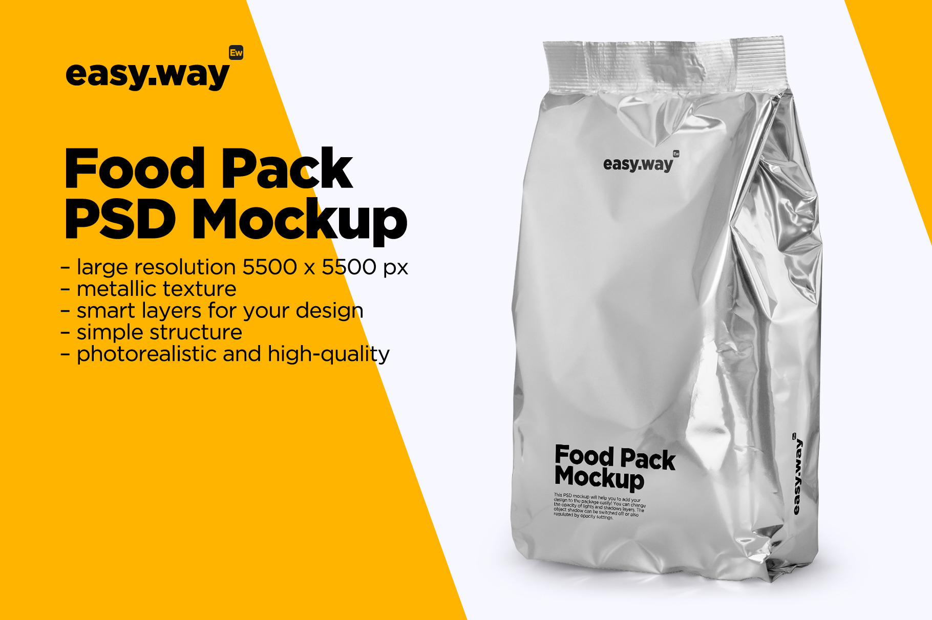 Food Bag PSD Mockup  Packaging Mockups ~ Creative Market