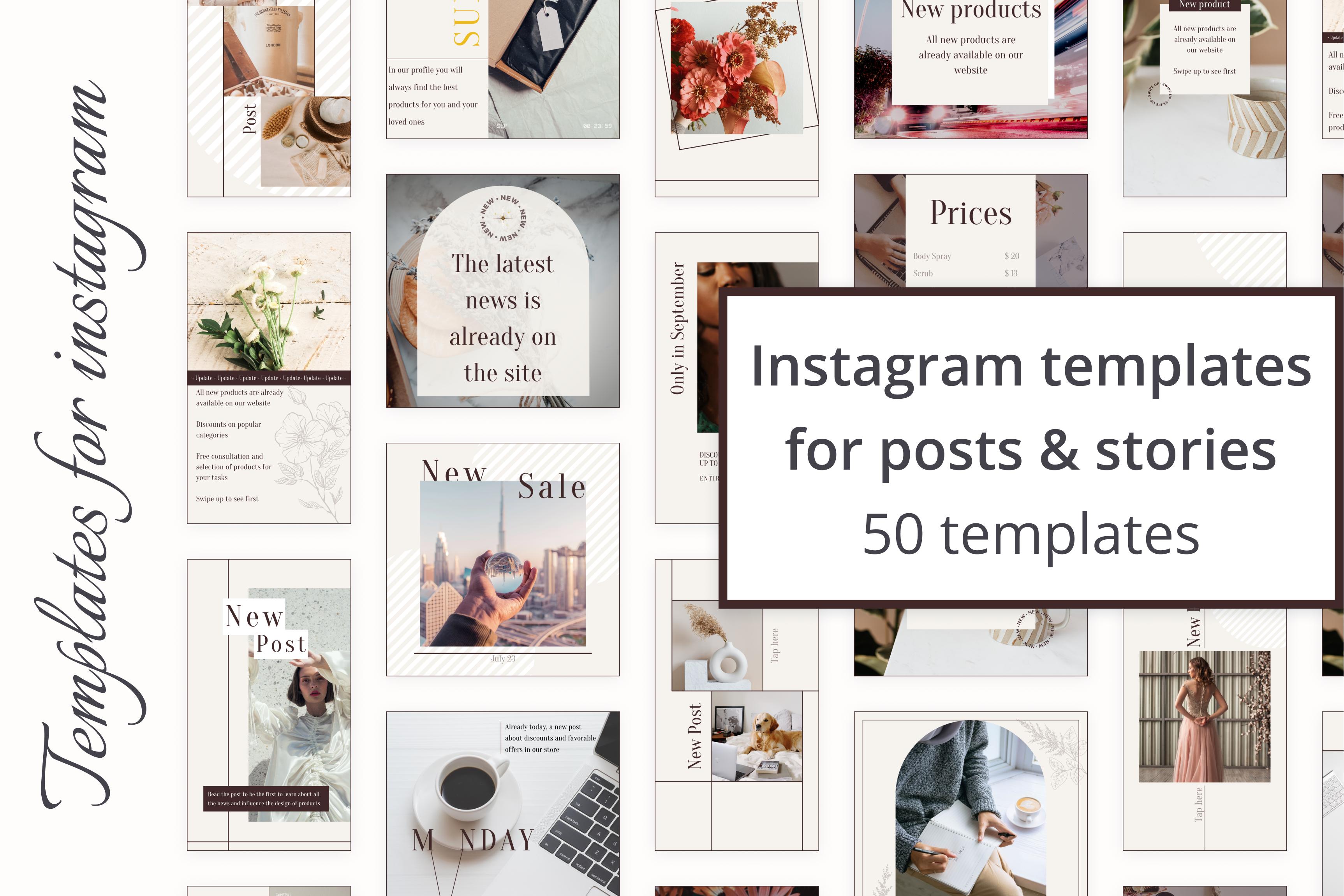 Canva Templates for Instagram stories & feeds | Creative Market