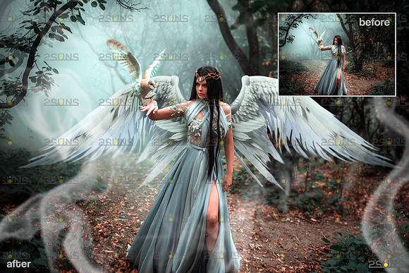 Gold angel wings overlay & Photoshop overlay: Angel wings png By 2SUNS