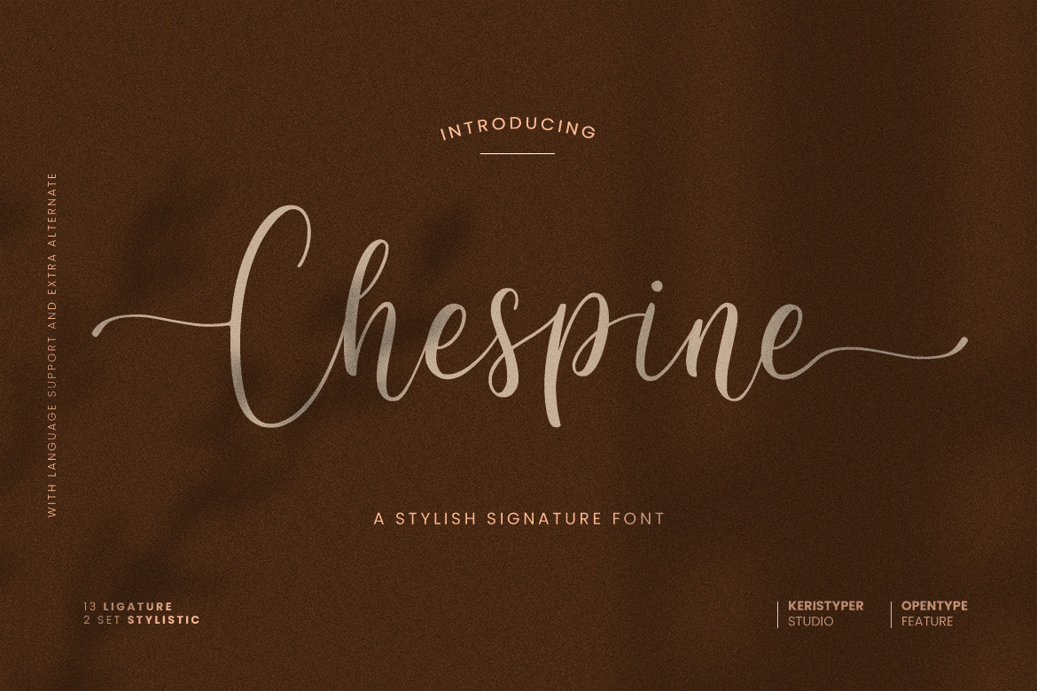 Chespine Font | Script Fonts ~ Creative Market