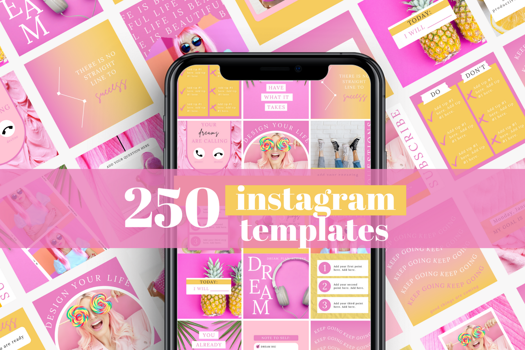 Colorful Canva Instagram Templates | Social Media Templates ~ Creative ...