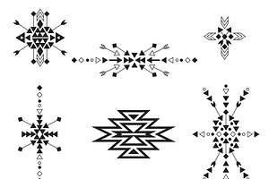 Vector Tribal Set | Pre-Designed Illustrator Graphics ~ Creative Market