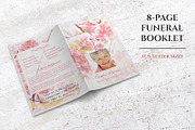 8-Page Funeral Booklet Sweet Blossom | Brochure Templates ~ Creative Market