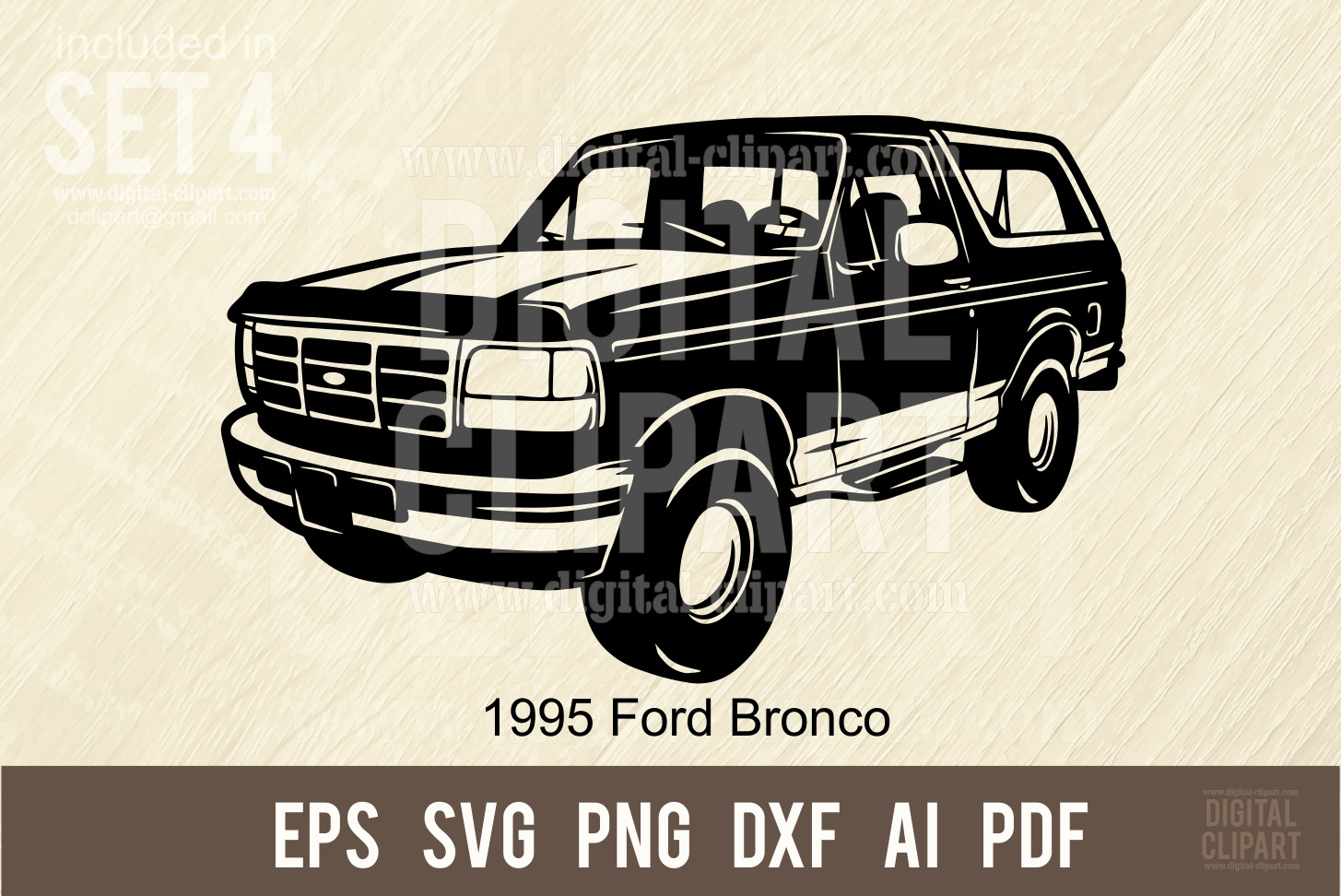 ford bronco clipart