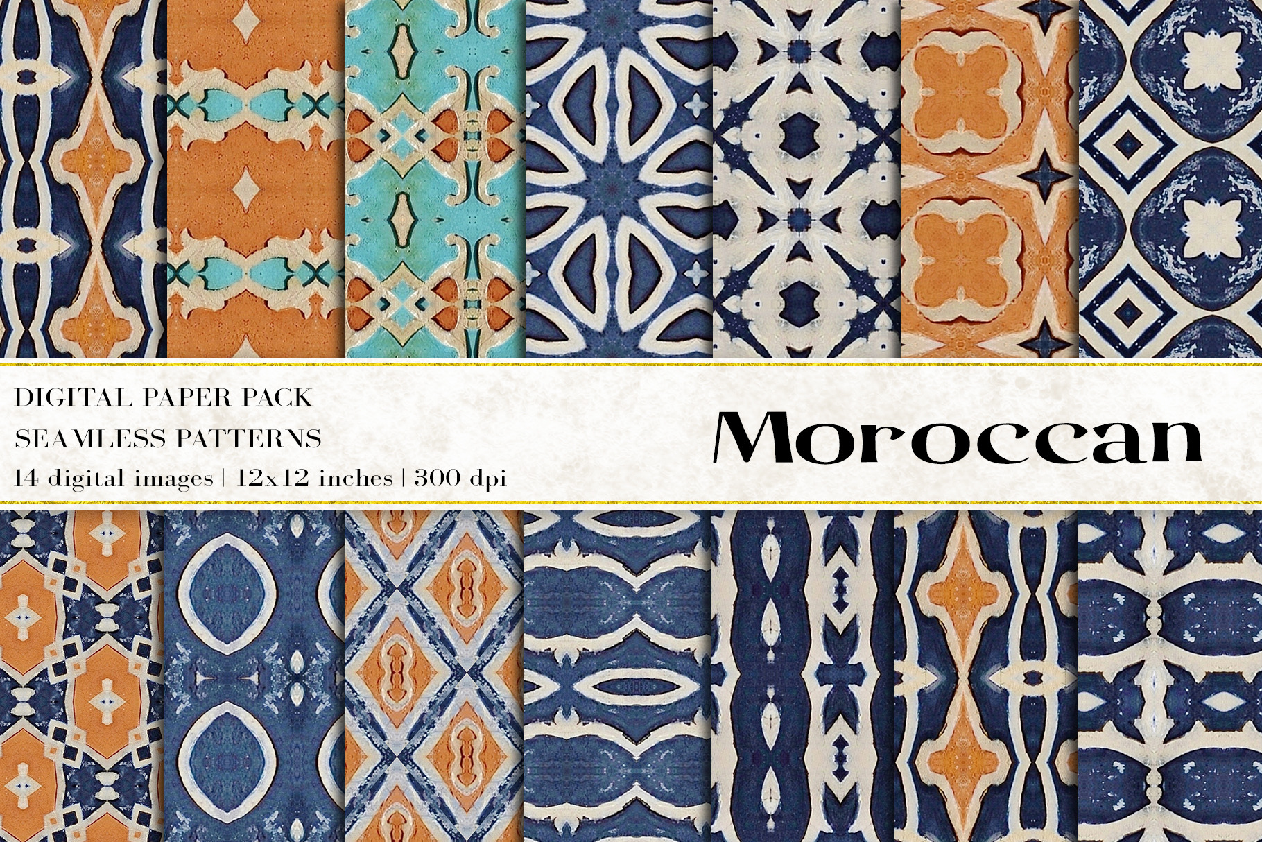 Moroccan Digital Papers | Graphic Patterns ~ Creative Market