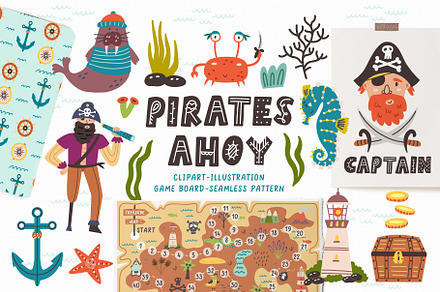 Clip Art of Pirates - Karen's Whimsy