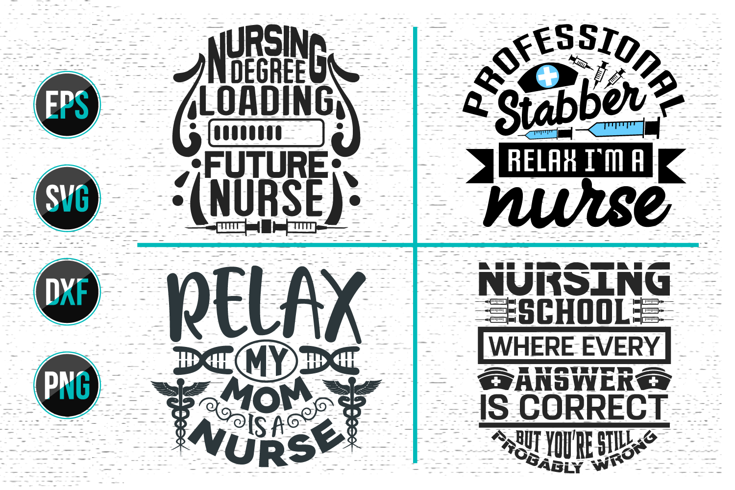 nurse-typographic-slogan-design-creative-market