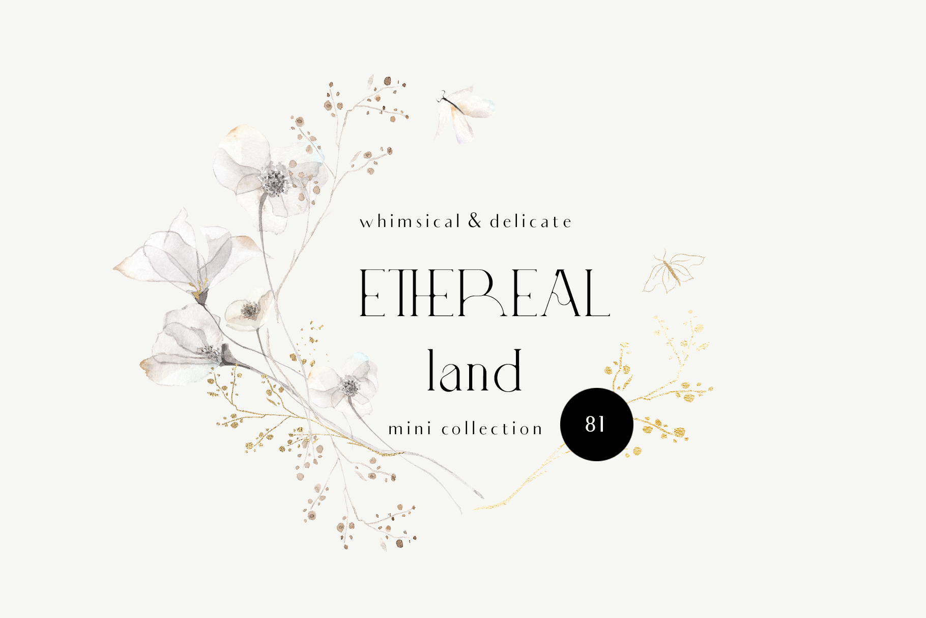 Ethereal Land Floral And Delicate Set Illustrations ~ Creative Market 