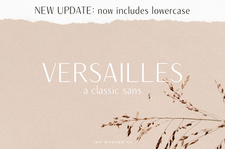 Versailles | A Classic Sans