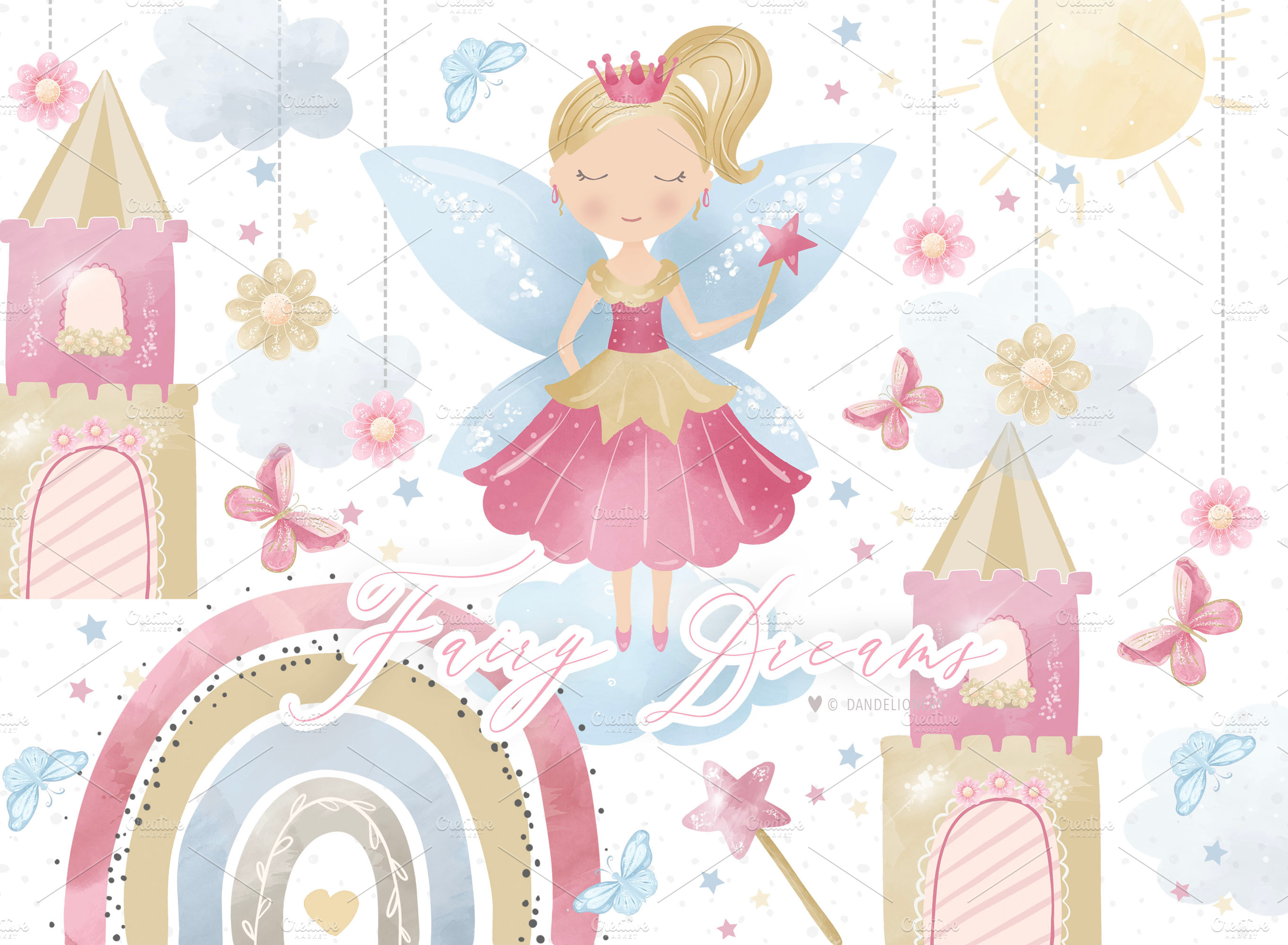 Fairy Dreams design | Illustrations ~ Creative Market