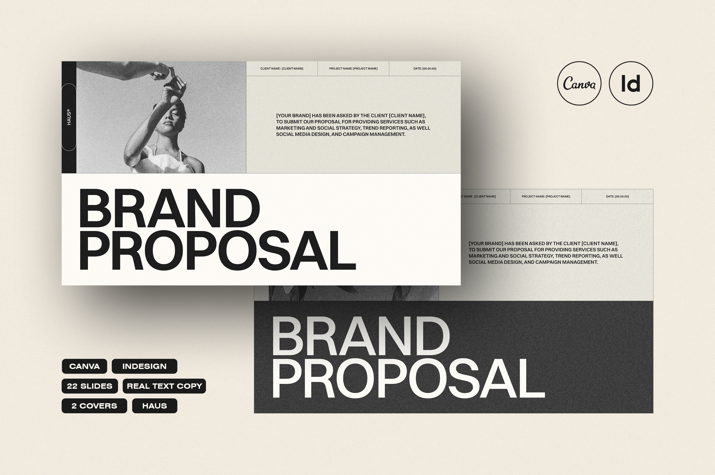 Business Proposal Template for CANVA & ILLUSTRATOR Proposal Template, Easy  to Use, Modern Template, Business Proposal, Brief Proposal 