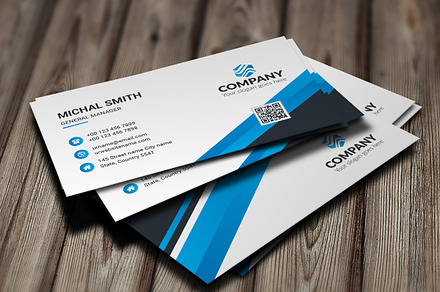 Black & White Vertical Business Card | Photoshop Templates ~ Creative ...