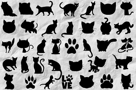 low poly love cats icon  Decorative Illustrations ~ Creative Market