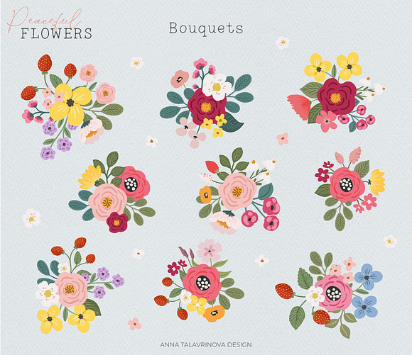 Bright Florals, Flowers & Patterns