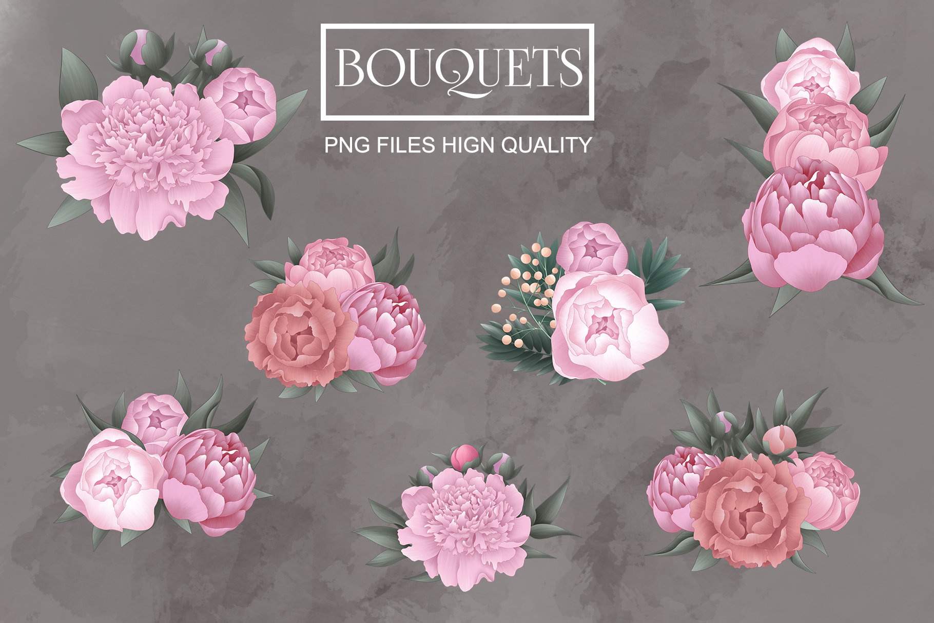 Peony Collection | Wallpaper Graphics ~ Creative Market