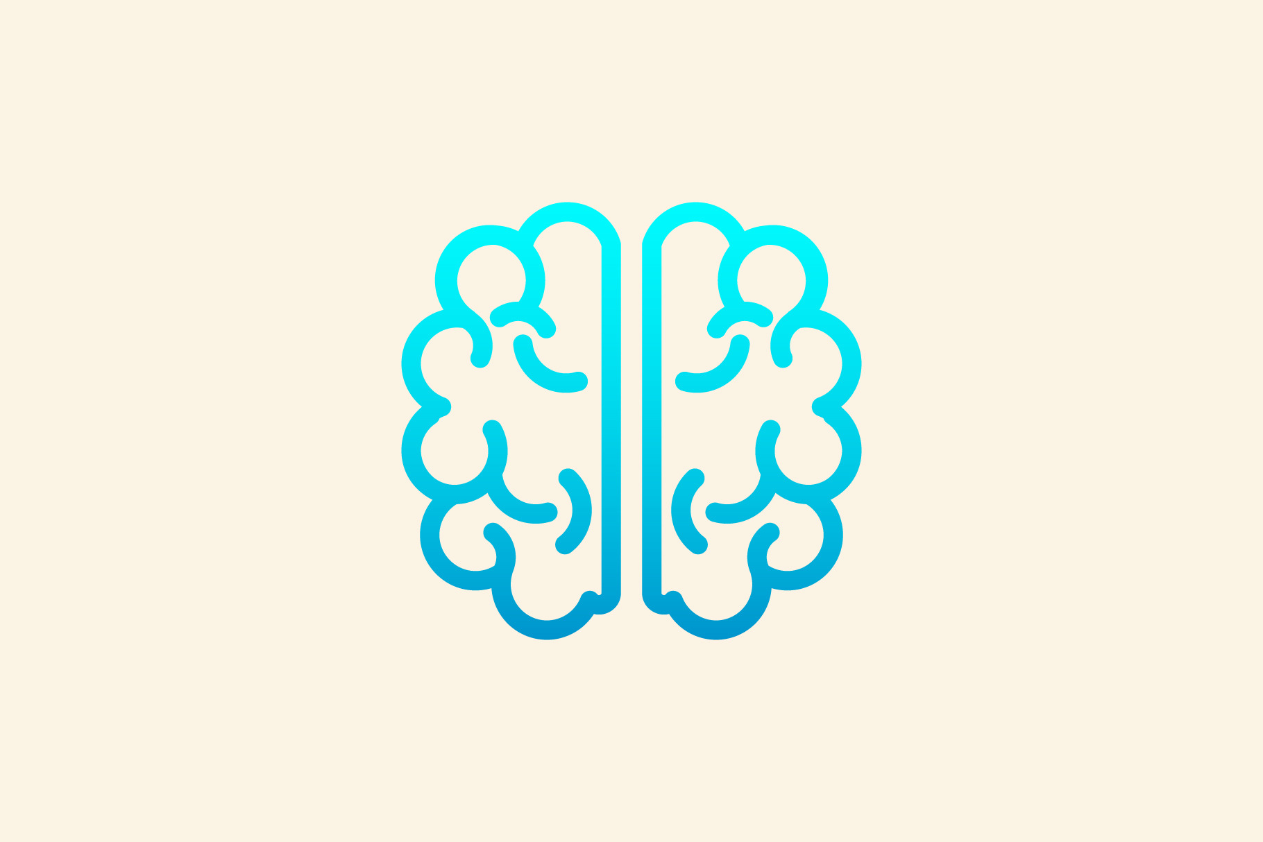 Brain logo design vector illustration | Creative Market