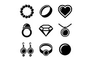 Jewelry Icons set | Icons ~ Creative Market