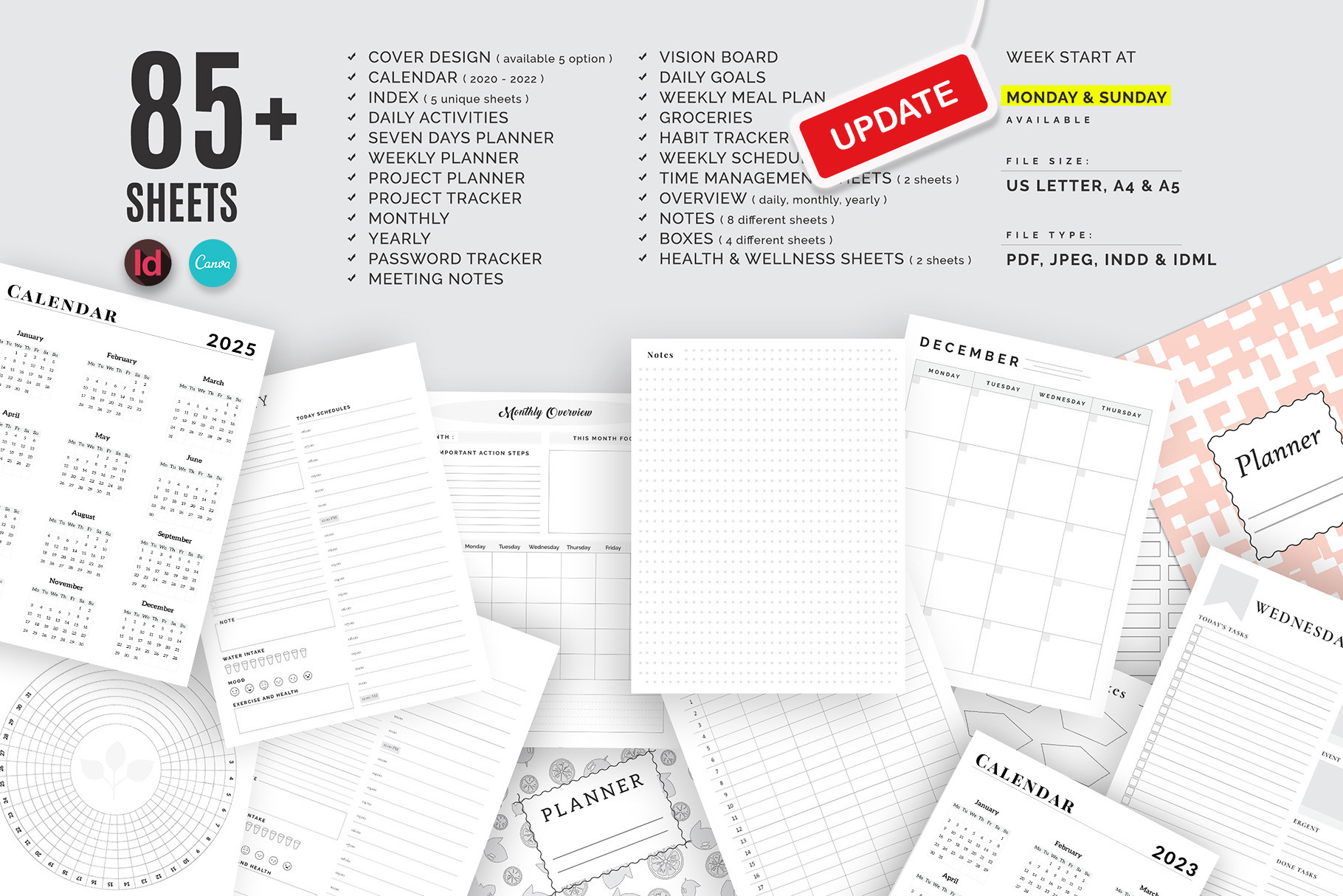 Printable Monthly Budget Planner Graphic by AmitDebnath · Creative