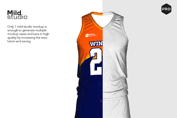 Basketball Uniform Mockup  Bottom Mockups ~ Creative Market