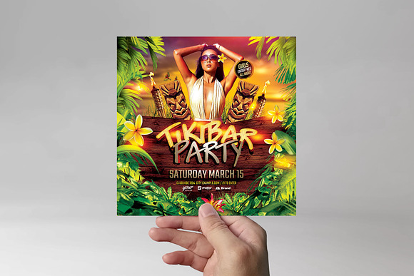 Tropical Club Flyer Template [PSD, AI, Vector] - BrandPacks