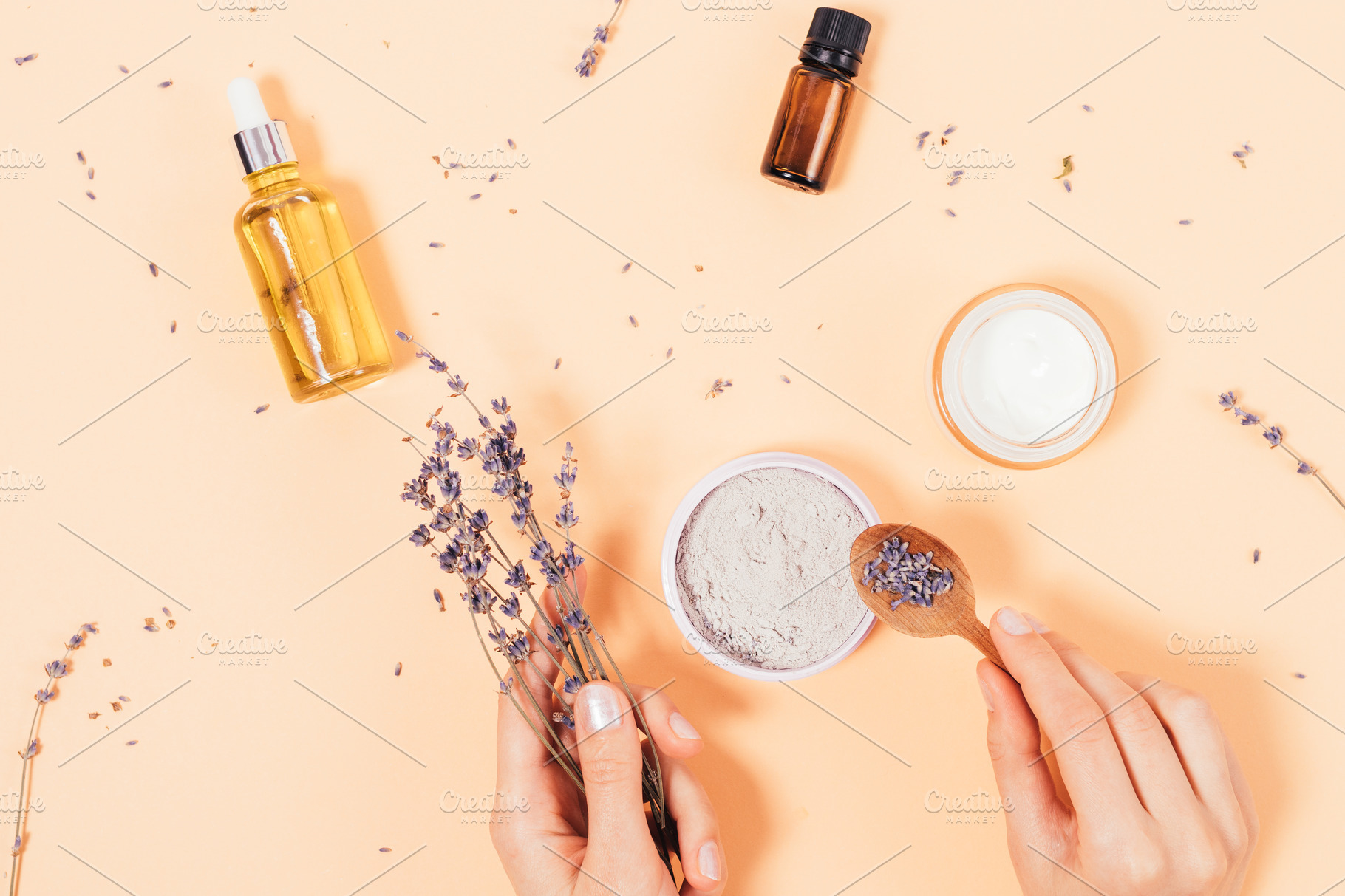 process-making-homemade-cosmetics-beauty-fashion-stock-photos