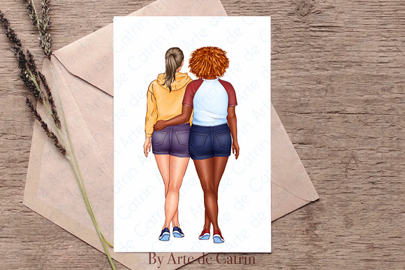 Plus Size Girls,curvy Girls Png,best Friends Clipart,fashion Girls