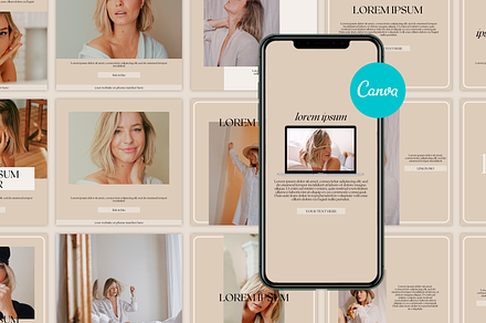 Canva instagram Education Template | Social Media Templates ~ Creative ...