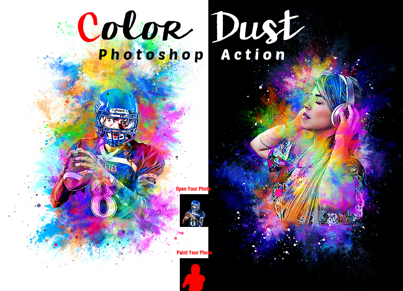 color dust photoshop action free download