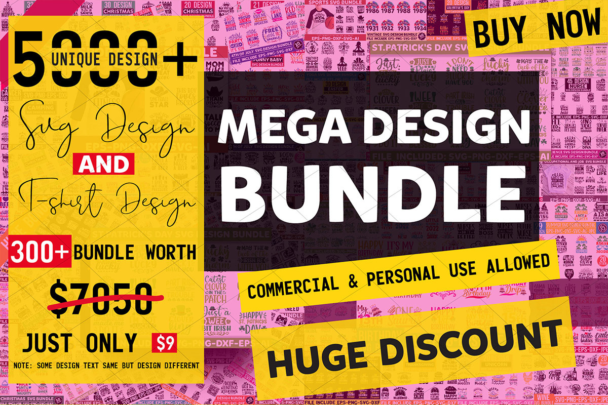 Mega Design Bundle Illustrations Creative Market