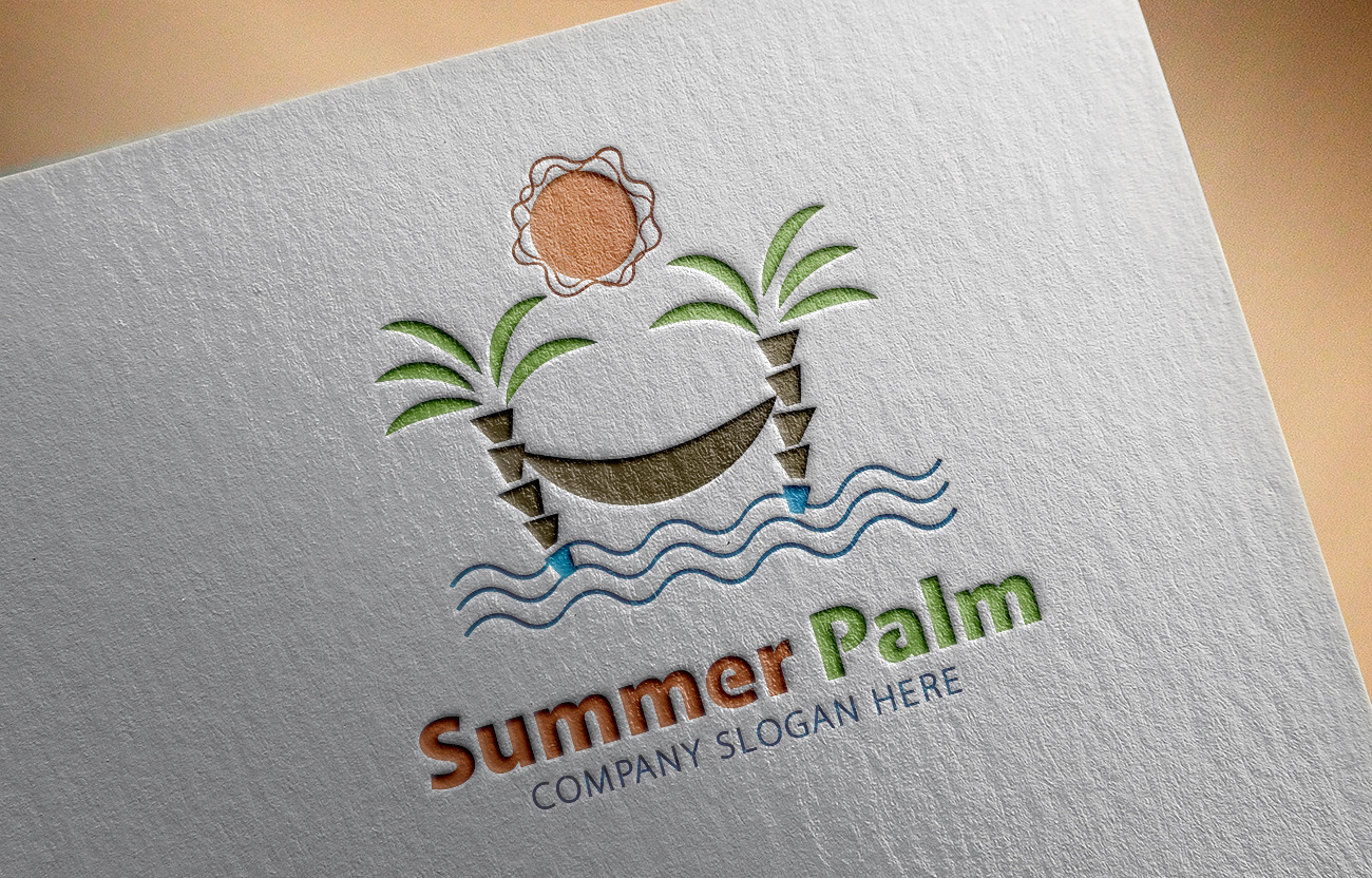 Summer Palm Logo | Branding & Logo Templates ~ Creative Market