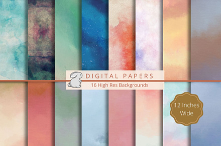 Watercolor art supplies  Illustrations ~ Creative Market