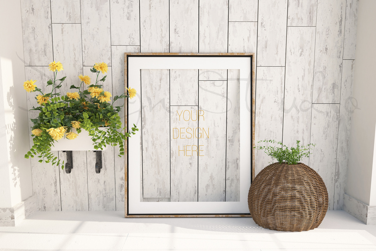 Download Styled Stock Photo, Frame mockup | Creative Print Mockups ~ Creative Market