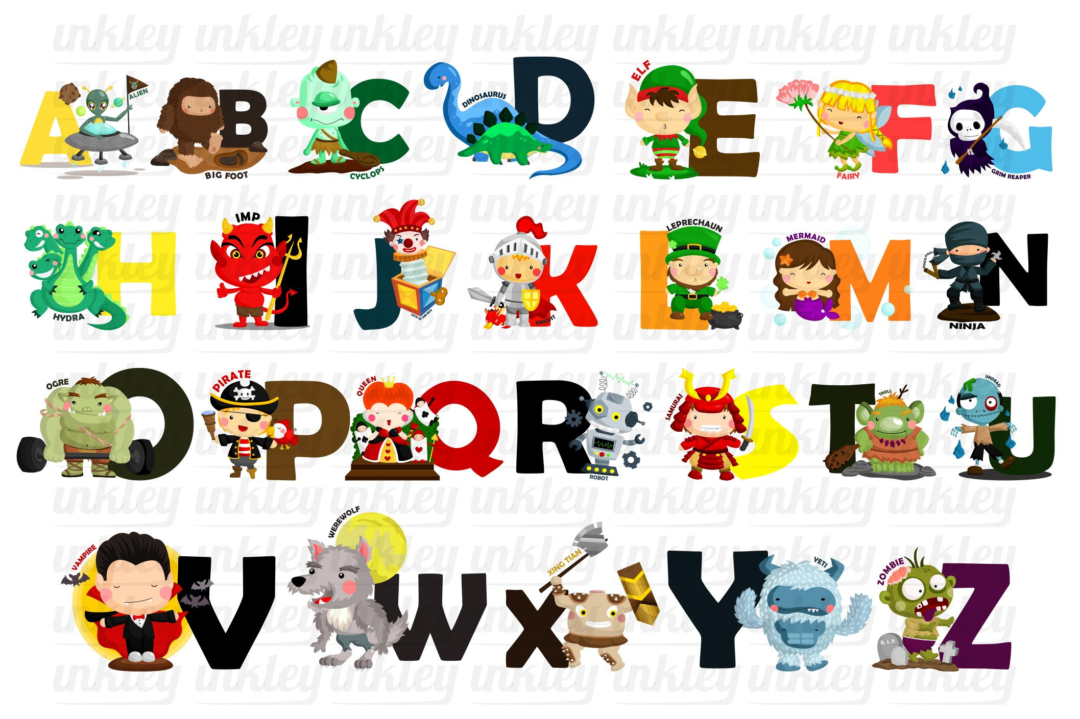 alphabet-and-characters-clipart-creative-market