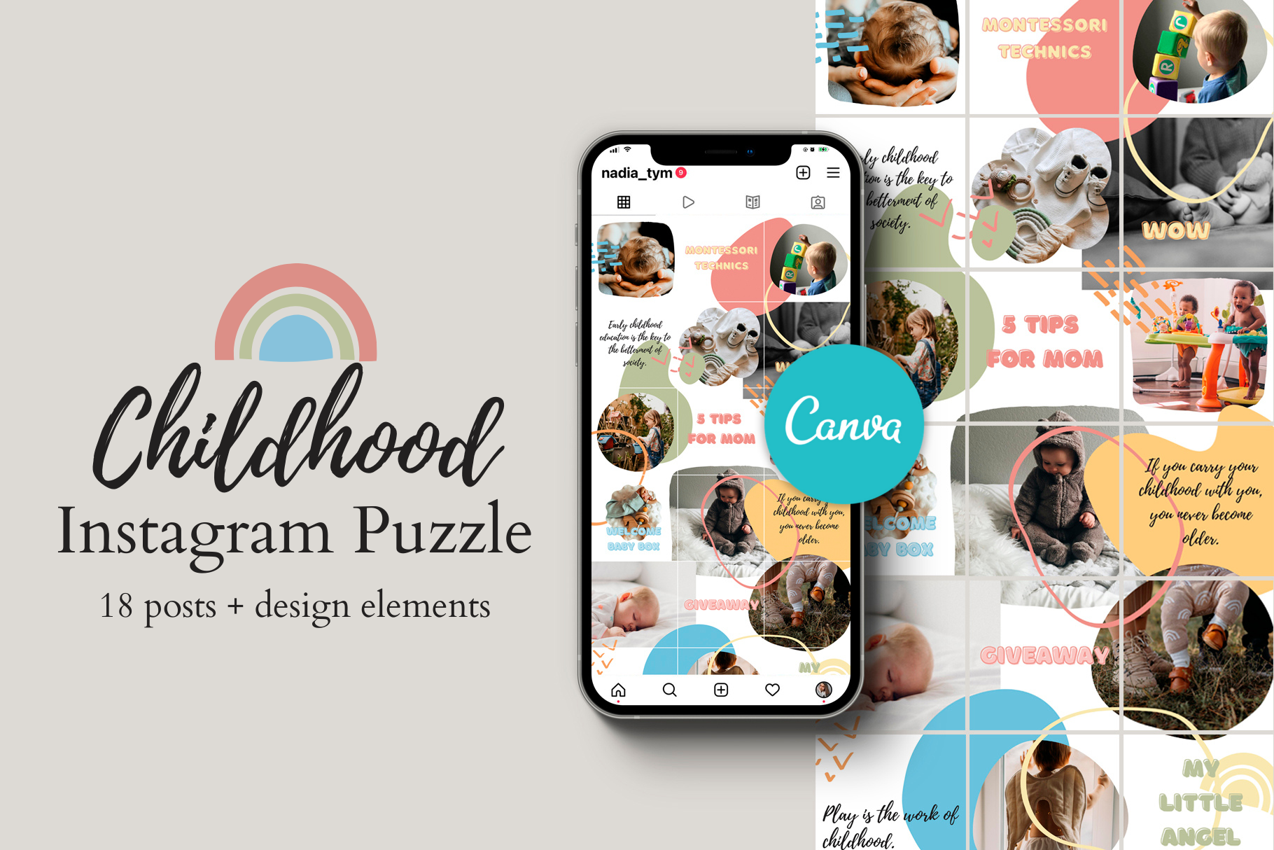 How to Make PUZZLE in Canva to Cut and Play. 