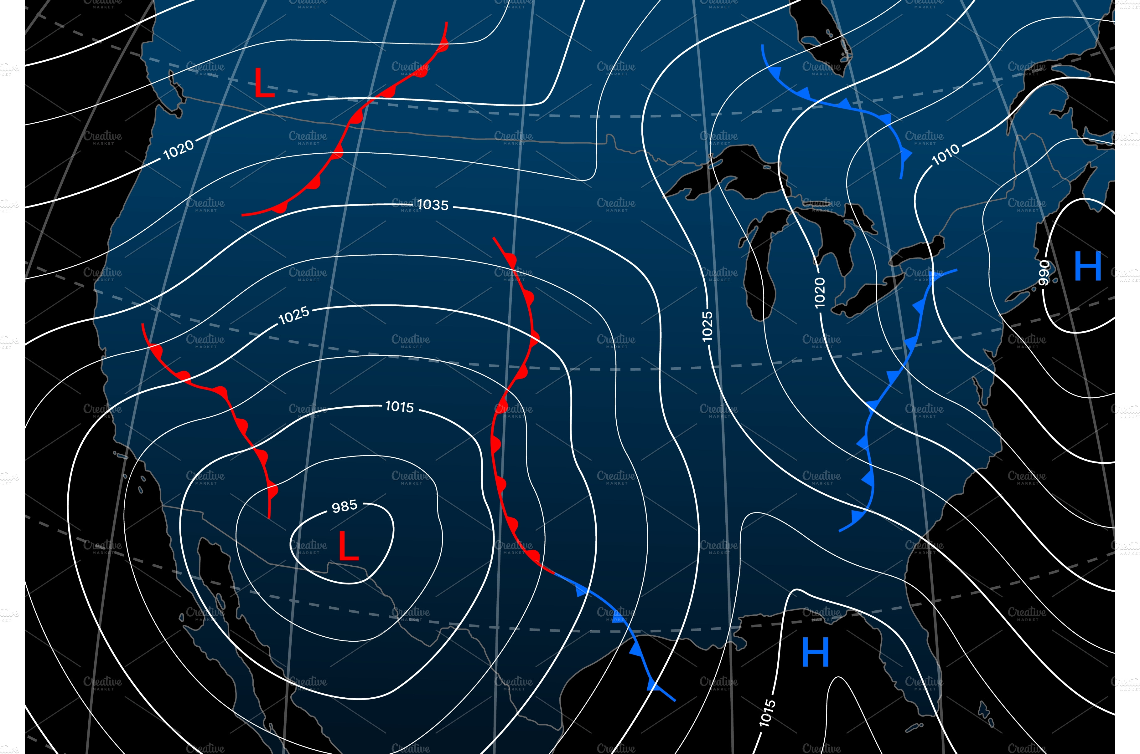 forecast-weather-isobar-night-map-vector-graphics-creative-market