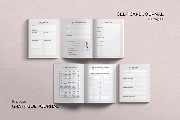 Self Care Journal Pages