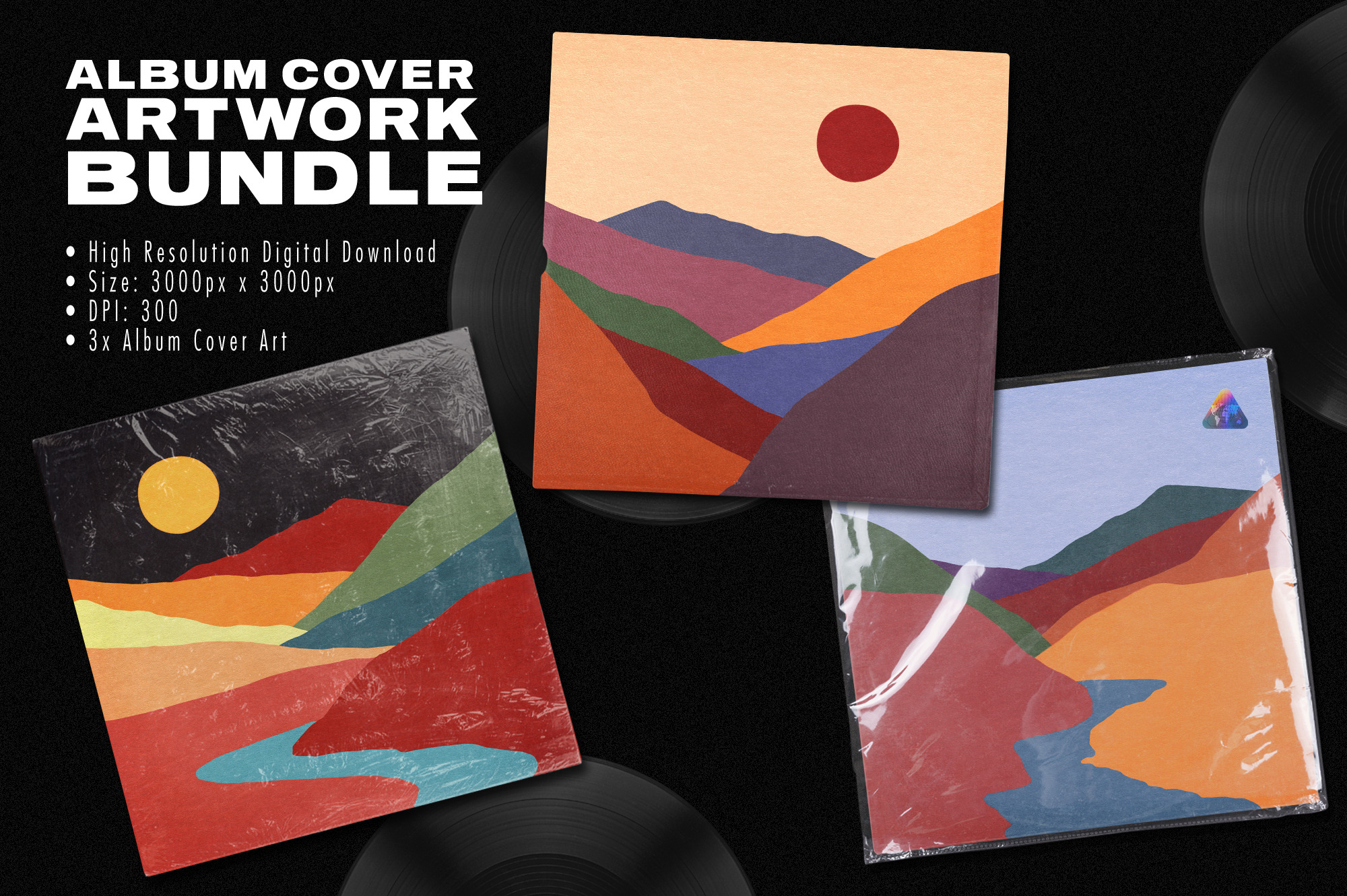 Album Cover Art BUNDLE Minimalism | Illustrations ~ Creative Market