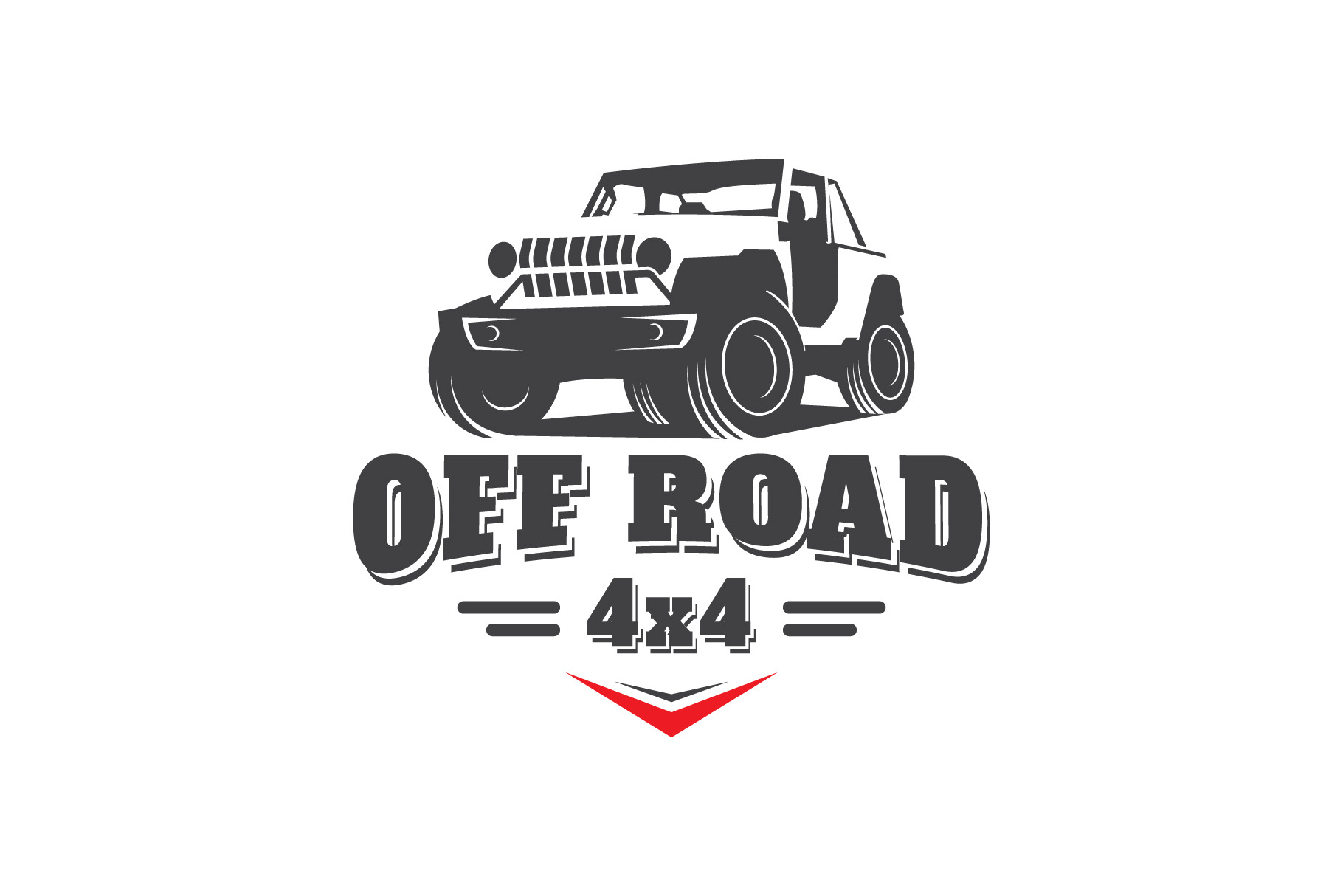 SUV off road car logo design | Creative Market