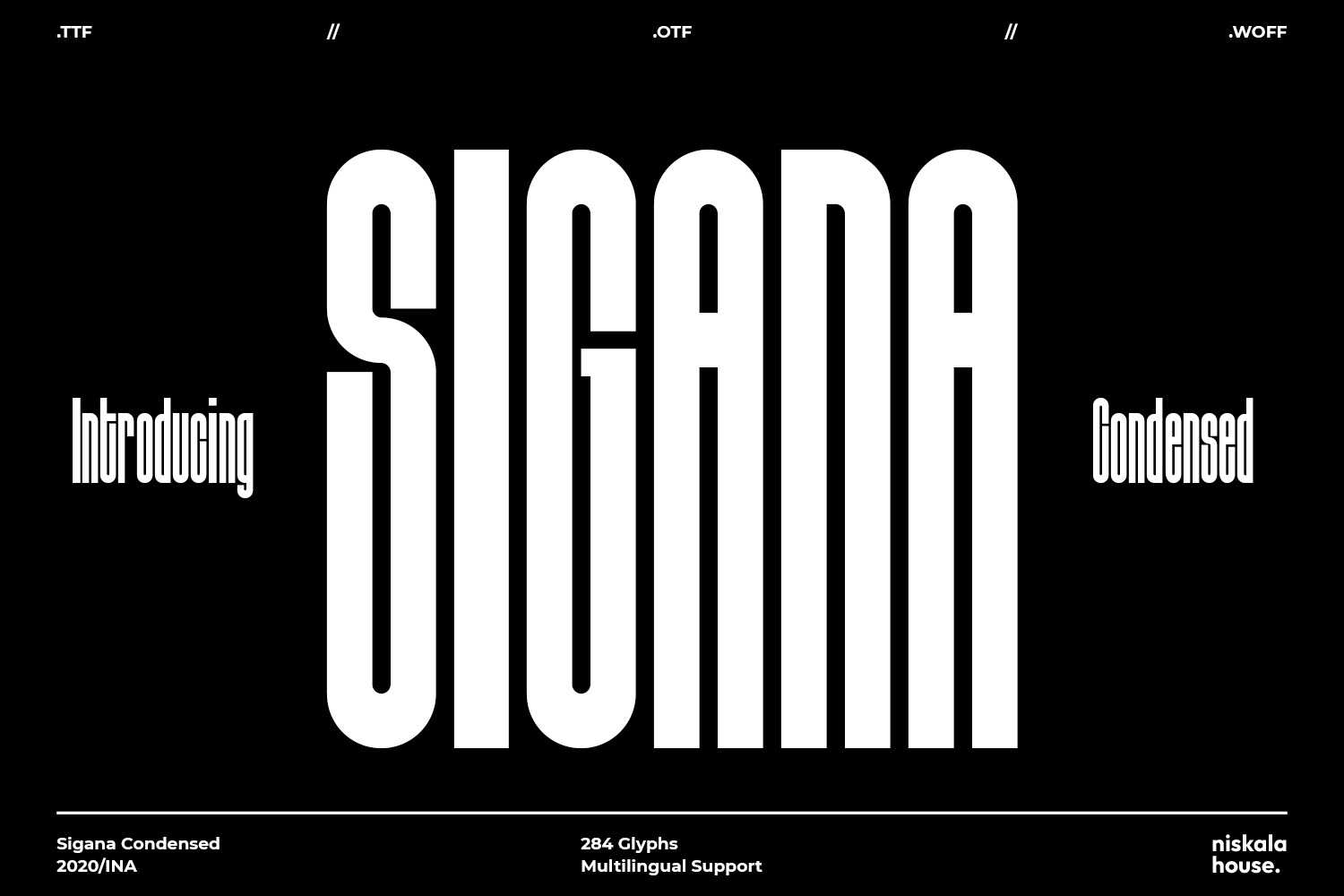 Sigana-Font-Condensed