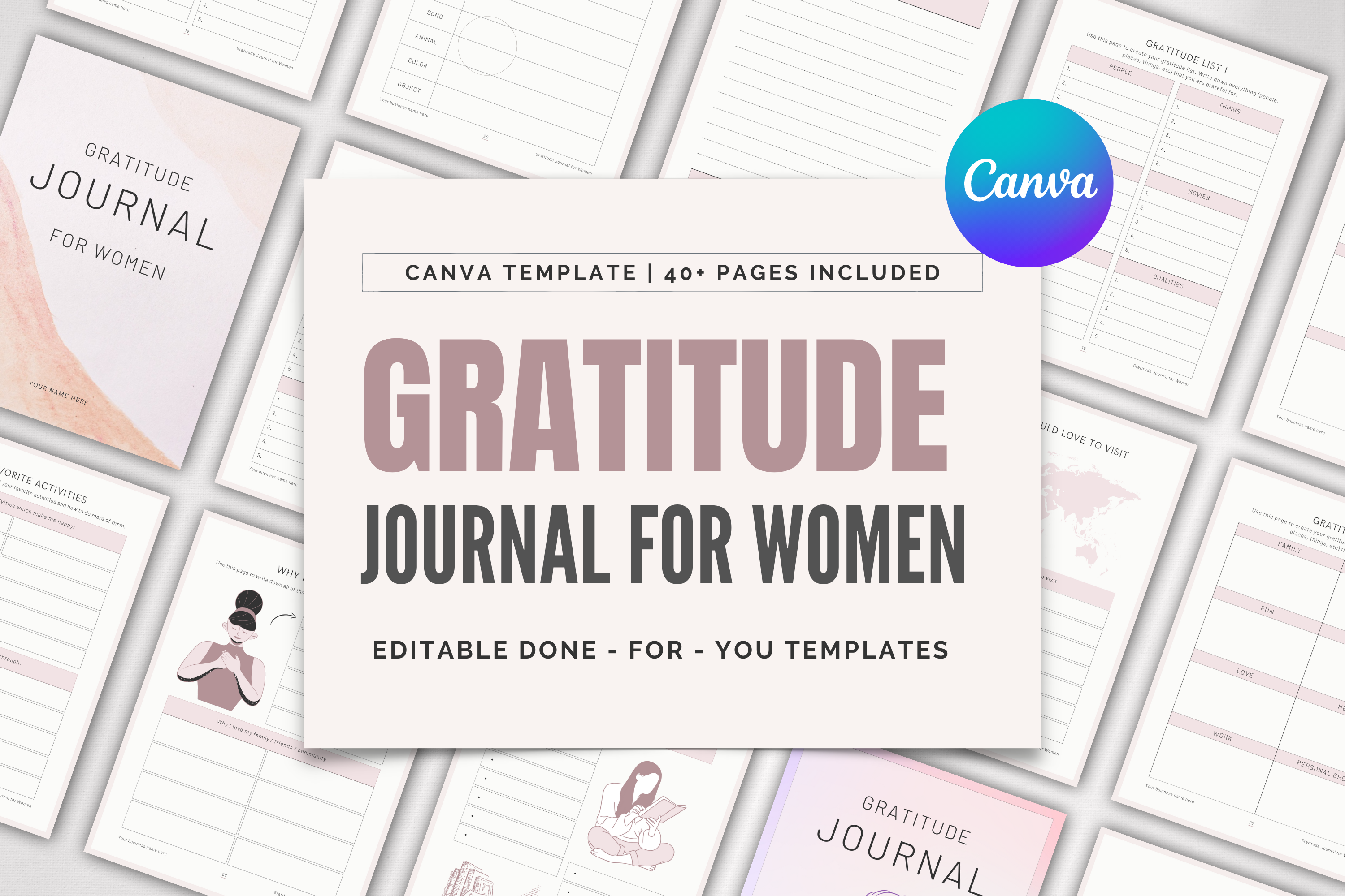 19 Printable Gratitude Journal Template Examples for 2022