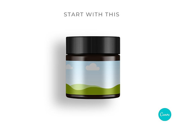 Cosmetic Container Mockups for Canva