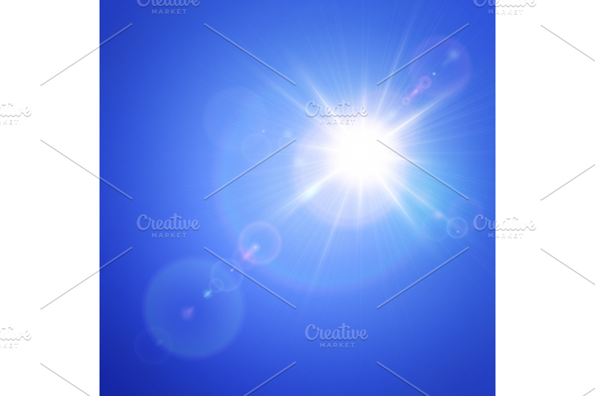 Lens flare | Pre-Designed Illustrator Graphics ~ Creative Market