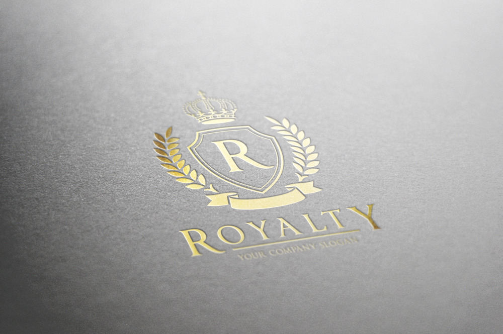 Royalty Logo | Creative Illustrator Templates ~ Creative Market