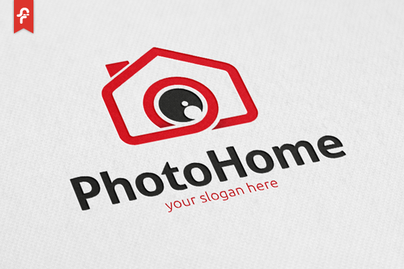 Photo Home Logo | Illustrator Templates ~ Creative Market