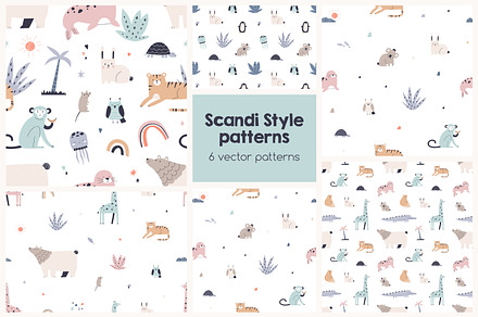 Vector Cute Woodland Animals Pattern | Graphic Patterns ~ Creative Market